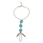 Buy Femnmas Blue Thumb Chain Bracelet - Purplle
