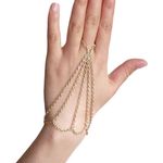 Buy Femnmas Multi Chain Celebrity Ring Bracelet - Purplle
