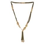 Buy Femnmas Ball Chain Statement Necklace - Purplle