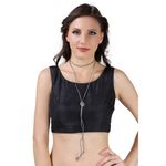 Buy Femnmas Boho Tie Choker Necklace - Purplle