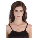 Buy Femnmas Round Shape Celebrity Necklace - Purplle