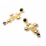 Buy Femnmas Luxury Cross Earrings - Purplle