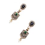 Buy Femnmas Femluxe Stone Studded Earrings - Purplle