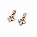 Buy Femnmas Crystal Dangling Fashion Earring - Purplle