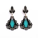 Buy Femnmas Green Dangle Celebrity Earring - Purplle