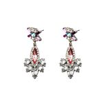 Buy Femnmas Luxury Flower Drop Earrings - Purplle