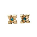 Buy Femnmas Stone Studded Earrings - Purplle