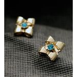 Buy Femnmas Stone Studded Earrings - Purplle