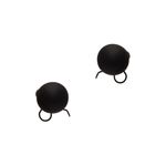 Buy Femnmas Black Double Sided Bow Earrings - Purplle