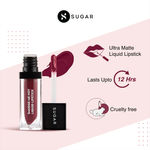 Buy SUGAR Cosmetics Smudge Me Not Liquid Lipsticks for Women | Transferproof & Waterproof | Lasts 12+ Hours | Matte Lipstick | 4.5ml - 22 Mia Sangria (Purple Pink) - Purplle