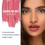 Buy Smudge Me Not Liquid Lipstick - 26 Rose Repose (Peach Pink) - Purplle