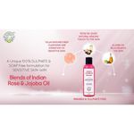 Buy Greenberry Organics Rose & Jojoba Oil Face Wash for All Skin Types (100 ml) - Purplle