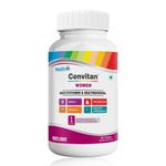 Buy Healthvit Cenvitan Women Multivitamin & Multimineral with 24 Nutrients (Vitamins and Minerals) - 60 Tablets - Purplle