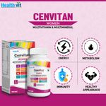 Buy Healthvit Cenvitan Women Multivitamin & Multimineral with 24 Nutrients (Vitamins and Minerals) - 60 Tablets - Purplle