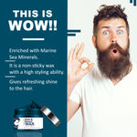 Buy Qraa Nourishing Styling Hair And Beard Wax With Marine Sea Minerals (100 g) - Purplle