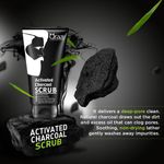 Buy Qraa Activated Charcoal Scrub For Men (100 g) - Purplle