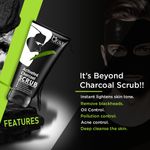 Buy Qraa Activated Charcoal Scrub For Men (100 g) - Purplle