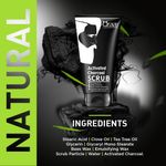 Buy Qraa Activated Charcoal Scrub For Men (100 g) - Purplle
