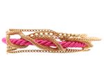 Buy Crunchy Fashion Shining Beauty Pink Bracelet - Purplle