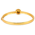 Buy Crunchy Fashion Gold Plated Zircon Crystal Kada Bracelet Bangle - Purplle