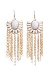Buy Crunchy Fashion Golden Drops Earrings - Purplle
