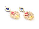 Buy Crunchy Fashion Senorita Earrings - Purplle
