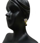 Buy Royal Bling Five Ad Row Black Drop Earrings - Purplle