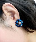 Buy Crunchy Fashion Flower Starfish Blue Studs - Purplle