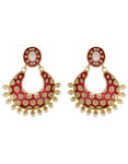 Buy Crunchy Fashion Red Tradtional Matka Earring - Purplle