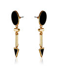 Buy Crunchy Fashion Jet Cheering Decadic Earring - Purplle