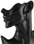 Buy Crunchy Fashion Jet Cheering Decadic Earring - Purplle