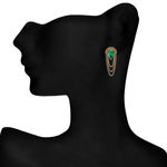 Buy Crunchy Fashion Party Girl Green Earrings - Purplle
