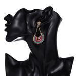Buy Crunchy Fashion Bohemian Candy Beads Drops Earrings - Purplle