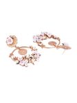 Buy Crunchy Fashion Statement Clay Flower Earrings - Purplle