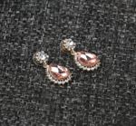 Buy Crunchy Fashion Topaz Orange Crystal Earrings - Purplle