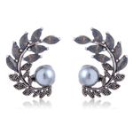 Buy Crunchy Fashion Leaves Delight Stud Earrings For Women - Purplle