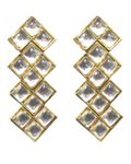 Buy Crunchy Fashion Traditional Kundan Look Earrings For Women & Girls - Purplle