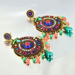 Buy Crunchy Fashion Silver Metal Dangle & Drop Earrings - Purplle