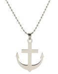 Buy Crunchy Fashion Anchor Unisex Pendant Necklace - Purplle