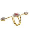 Buy Crunchy Fashion Trendy Diva Wedding Ring - Purplle