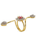 Buy Crunchy Fashion Trendy Diva Wedding Ring - Purplle