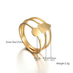 Buy Crunchy Fashion Play With Shapes Glorious Ring - Purplle