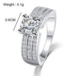 Buy Crunchy Fashion Paradiso Glitz Collection Premium Aaa Cubic Zirconia Rings - Purplle
