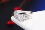 Buy Crunchy Fashion Paradiso Glitz Collection Premium Aaa Cubic Zirconia Rings - Purplle