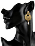 Buy Royal Bling Blinking Golden Drop Earring - Purplle