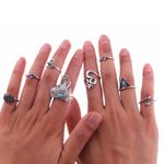 Buy Ferosh Bohemian Ring Set - Purplle