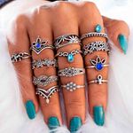 Buy Ferosh Modish Ring Set - Purplle
