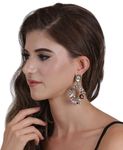 Buy Ferosh Shaded Crystal Danglers - Purplle