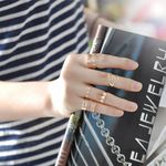 Buy Ferosh Love Midi Ring Set - Purplle