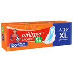 Buy Whisper Choice Sanitary 7 Pads Wings XL Size - Purplle